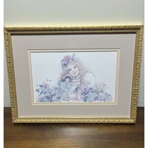 Framed Jan Hagara Enya 1992 Signed With Certificate of Authenticity #586 COA